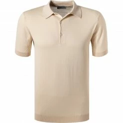 Am billigsten 😍 John Smedley Polo-Shirt Adrian/ecru Pullover, Standard Fit, Baumwolle ✔️