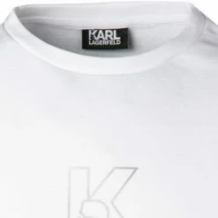Brandneu ⭐ KARL LAGERFELD Sweatshirt 705033/0/511900/10 Baumwolle, Weiß 👏 -Pullover & Strickjacken Verkäufe 366593 norm2