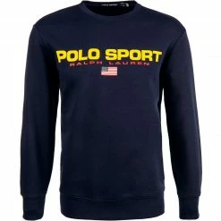 Bester Verkauf 👏 Polo Ralph Lauren Sweatshirt 710835770/001 Baumwolle, Navy 🔔