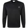 Beste Bewertungen von ⭐ LACOSTE Sweatshirt SH1505/C31 Baumwolle, Schwarz ⌛