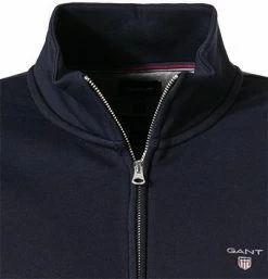 Bestes Angebot ❤️ Gant Cardigan 2048004/433 Sweatjacke, Baumwolle, Nachtblau ❤️ -Pullover & Strickjacken Verkäufe 368685 norm2