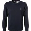 Bester Verkauf ❤️ Gant Pullover 2046072/433 Sweatshirt, Baumwolle, Nachtblau 🧨
