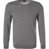 Großhandel 😉 BOSS Pullover Leno-P 50378575/041 Schurwolle, Hellgrau meliert, Silber 👏 -Pullover & Strickjacken Verkäufe 368987 master