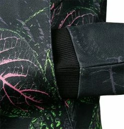 Schlussverkauf 🛒 BOSS Sweatjacke Skarley 50448202/001 Baumwolle, Schwarz-grün gemustert, Schwarz 🔔 -Pullover & Strickjacken Verkäufe 369943 norm3