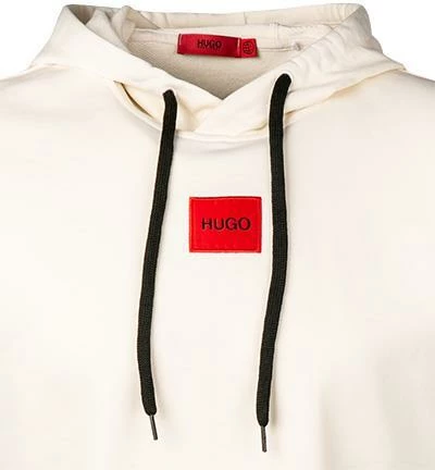 Neu 😍 HUGO Kurzarmhoodie Dresley 50454050/107 Baumwolle, Creme 🔥 5 Neu 😍 HUGO Kurzarmhoodie Dresley 50454050/107 Baumwolle, Creme 🔥 – Bild 3