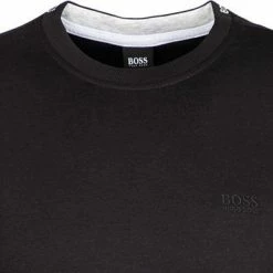 Angebote 🌟 BOSS Sweatshirt Salbo 50452472/001 Baumwolle, Schwarz 🧨 -Pullover & Strickjacken Verkäufe 370199 norm2