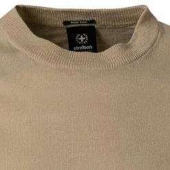 Budget ⌛ Strellson Pullover Lance 30027483/103 Regular Fit, Reines Leinen, Creme 🎁 -Pullover & Strickjacken Verkäufe 370297 norm2