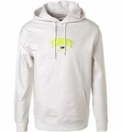 Bestpreis ❤️ TOMMY 👖 JEANS Hoodie DM0DM10628/YBR Baumwolle, Weiß 🌟 -Pullover & Strickjacken Verkäufe 370812 norm
