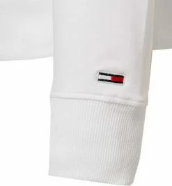 Bestpreis ❤️ TOMMY 👖 JEANS Hoodie DM0DM10628/YBR Baumwolle, Weiß 🌟 -Pullover & Strickjacken Verkäufe 370812 norm3