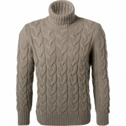 Besorgen 🤩 Gran Sasso Rollkragenpullover 13131/22610/030 Schurwolle, Hellbraun 👍