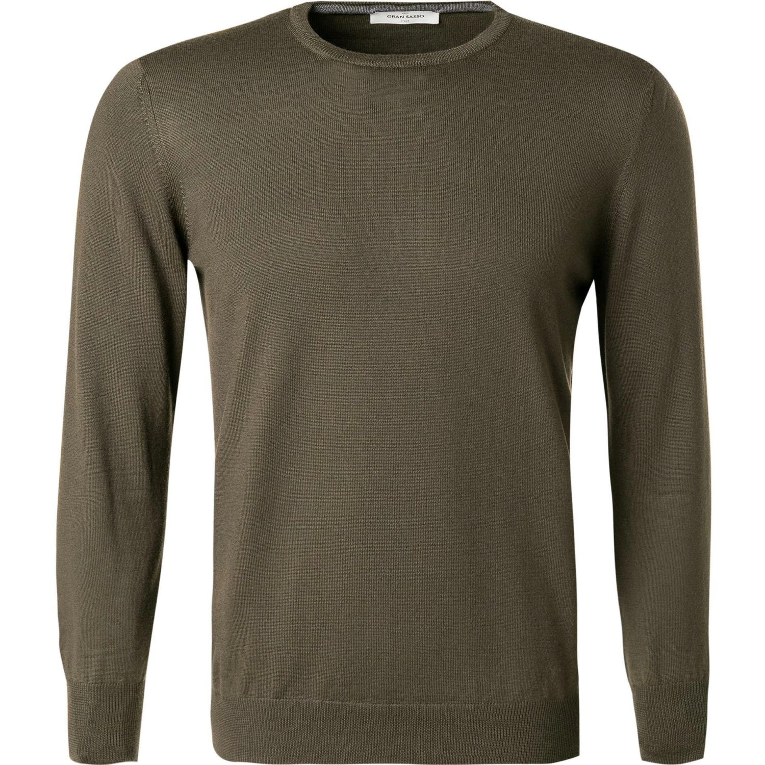 Budget 🧨 Gran Sasso Pullover 55167/14290/488 Merinowolle extrafein, Olivgrün 🎁 3 Budget 🧨 Gran Sasso Pullover 55167/14290/488 Merinowolle extrafein, Olivgrün 🎁