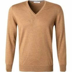 Neu 💯 Gran Sasso V-Pullover 55115/14290/154 Schurwolle, Hellbraun meliert, Hellbraun 💯 -Pullover & Strickjacken Verkäufe 371582 norm