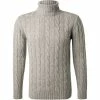 Blitzangebot 😍 DANIELE FIESOLI Pullover 0076/11 Rollkragenpullover, Merinowolle extrafein, Aschgrau meliert, Aschgrau ✔️