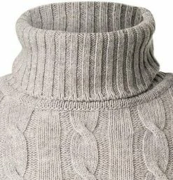 Blitzangebot 😍 DANIELE FIESOLI Pullover 0076/11 Rollkragenpullover, Merinowolle extrafein, Aschgrau meliert, Aschgrau ✔️ -Pullover & Strickjacken Verkäufe 371716 norm2