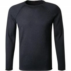 Bestpreis ⭐ DANIELE FIESOLI Pullover 0011/24 Merinowolle extrafein, Nachtblau meliert, Nachtblau ✨