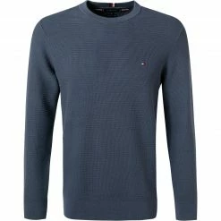 Bester Verkauf 😉 Tommy Hilfiger Pullover MW0MW18595/C9T Bio Baumwolle, Indigo 🌟
