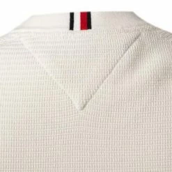 Coupon 🧨 Tommy Hilfiger Pullover MW0MW18595/YBI Bio Baumwolle, Wollweiß ⭐ -Pullover & Strickjacken Verkäufe 371790 norm3