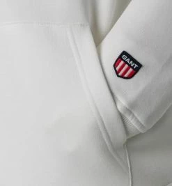 Budget 💯 Gant Hoodie 2047067/113 Baumwolle, Creme, Weiß 🔔 -Pullover & Strickjacken Verkäufe 371835 norm3