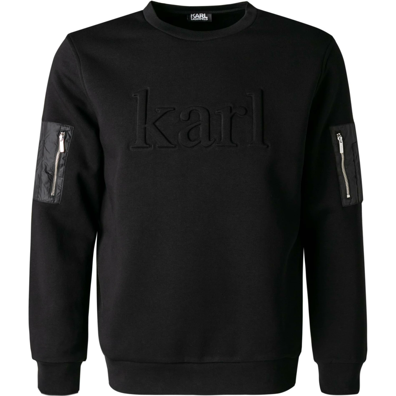 Budget 😍 KARL LAGERFELD Sweatshirt 705000/0/512913/990 Baumwolle, Schwarz 👏 3 Budget 😍 KARL LAGERFELD Sweatshirt 705000/0/512913/990 Baumwolle, Schwarz 👏