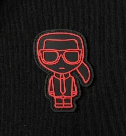 Besorgen 👍 KARL LAGERFELD Hoody 705074/0/512900/990 Hoodie, Baumwolle, Schwarz 🛒 -Pullover & Strickjacken Verkäufe 372142 norm3