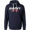 Schlussverkauf ⭐ Gant Hoodie 2047067/409 Baumwolle, Dunkelblau 👏 -Pullover & Strickjacken Verkäufe 372203 master