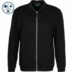 Budget 🔔 Pierre Cardin Sweatjacke 54799/000/12431/2000 Baumwolle, Schwarz 🔥