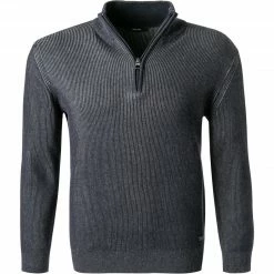 Auslauf 🛒 Pierre Cardin Troyer 55322/000/12549/3000 Baumwolle, Marine meliert, Marine ✔️