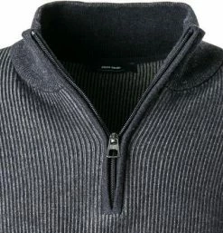 Auslauf 🛒 Pierre Cardin Troyer 55322/000/12549/3000 Baumwolle, Marine meliert, Marine ✔️ -Pullover & Strickjacken Verkäufe 372252 norm2