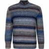 Auslauf 😉 Pierre Cardin Pullover 55702/000/12565/3000 Stehkragenpullover, Schurwolle, Blau gestreift, Marine ✨ -Pullover & Strickjacken Verkäufe 372256 master