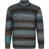 Großhandel 🤩 Pierre Cardin Pullover 55702/000/12565/3505 Stehkragenpullover, Schurwolle, Grau-petrol gestreift, Grau-petrol 🌟 -Pullover & Strickjacken Verkäufe 372257 master