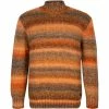 Coupon ✔️ Pierre Cardin Pullover 55702/000/12565/4680 Stehkragenpullover, Schurwolle, Orange-braun gestreift, Dunkelorange-braun 🧨 -Pullover & Strickjacken Verkäufe 372258 master