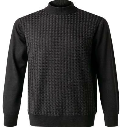 Angebote ⭐ Pierre Cardin Pullover 55422/000/12543/2000 Stehkragenpullover, Schurwolle, Schwarz 🤩 4 Angebote ⭐ Pierre Cardin Pullover 55422/000/12543/2000 Stehkragenpullover, Schurwolle, Schwarz 🤩 – Bild 2