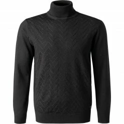 Auslauf 🌟 Pierre Cardin Pullover 55413/000/12542/2000 Rollkragenpullover, Schurwolle, Schwarz 🔥