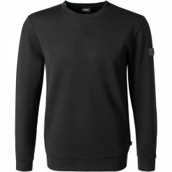 Bestes Angebot 😍 JOOP! Sweatshirt Steve 30027717/001 Mikrofaser, Schwarz ⌛