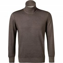 Bester Verkauf ✔️ Gran Sasso Pullover 55117/22792/012 Rollkragenpullover, Schurwolle, Haselnuss meliert, Haselnuss ✔️