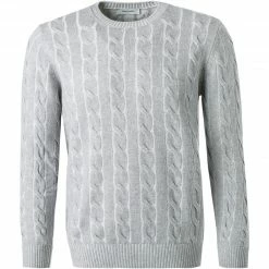 Aktion ✔️ Gran Sasso Pullover 23120/19654/061 Schurwolle-Kaschmir, Grau, Hellgrau 💯