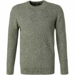 Aktion ❤️ HACKETT Pullover HM702688/7BF Baumwolle, Olivgrün meliert, Olive ✔️
