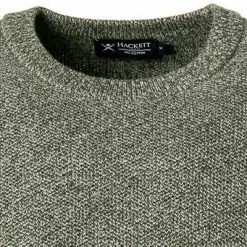 Aktion ❤️ HACKETT Pullover HM702688/7BF Baumwolle, Olivgrün meliert, Olive ✔️ -Pullover & Strickjacken Verkäufe 372684 norm2