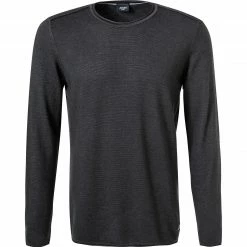 Am billigsten ✔️ JOOP! Pullover Lelio 30028386/001 Modern Fit, Merinowolle extrafein, Schwarz meliert, Schwarz ✔️