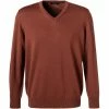 Coupon 😀 Maerz V-Pullover 490400/470 Merinowolle, Braun, Orangenbraun 🔥 -Pullover & Strickjacken Verkäufe 372924 master