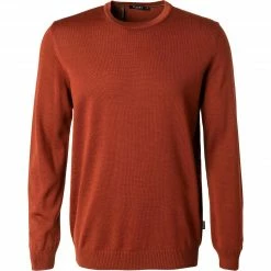 Billig 🌟 Maerz Pullover 470500/470 Modern Fit, Merinowolle, Orangebraun, Orangenbraun 🌟