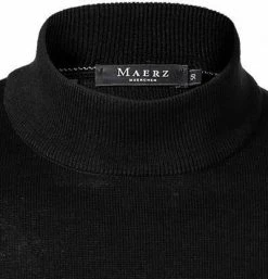 Bestpreis 😍 Maerz Pullover 470300/595 Stehkragenpullover, Merinowolle, Schwarz 😍 -Pullover & Strickjacken Verkäufe 372949 norm2