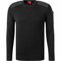 Besorgen 🎁 Strellson Pullover Tadeo 30028147/001 Regular Fit, Baumwolle, Schwarz 🔔