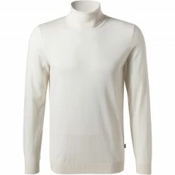 Top 10 👏 BOSS Rollkragenpullover Musso 50392083/131 Schurwolle, Ecru, Wollweiß 👍