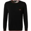 Am billigsten 🤩 BOSS Pullover Ritom 50456098/001 Baumwolle, Schwarz 😍 -Pullover & Strickjacken Verkäufe 373176 master