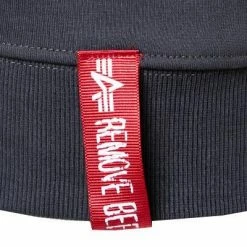 Schlussverkauf 🧨 ALPHA INDUSTRIES Sweatshirt Basic 178302/02 Baumwolle, Navy ✨ -Pullover & Strickjacken Verkäufe 373420 norm3