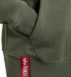 Bestpreis 🤩 ALPHA INDUSTRIES Basic Hoody Small Logo 196318/142 Hoodie, Baumwolle, Dunkelolivgrün, Dunkelolive ⌛ -Pullover & Strickjacken Verkäufe 373429 norm3