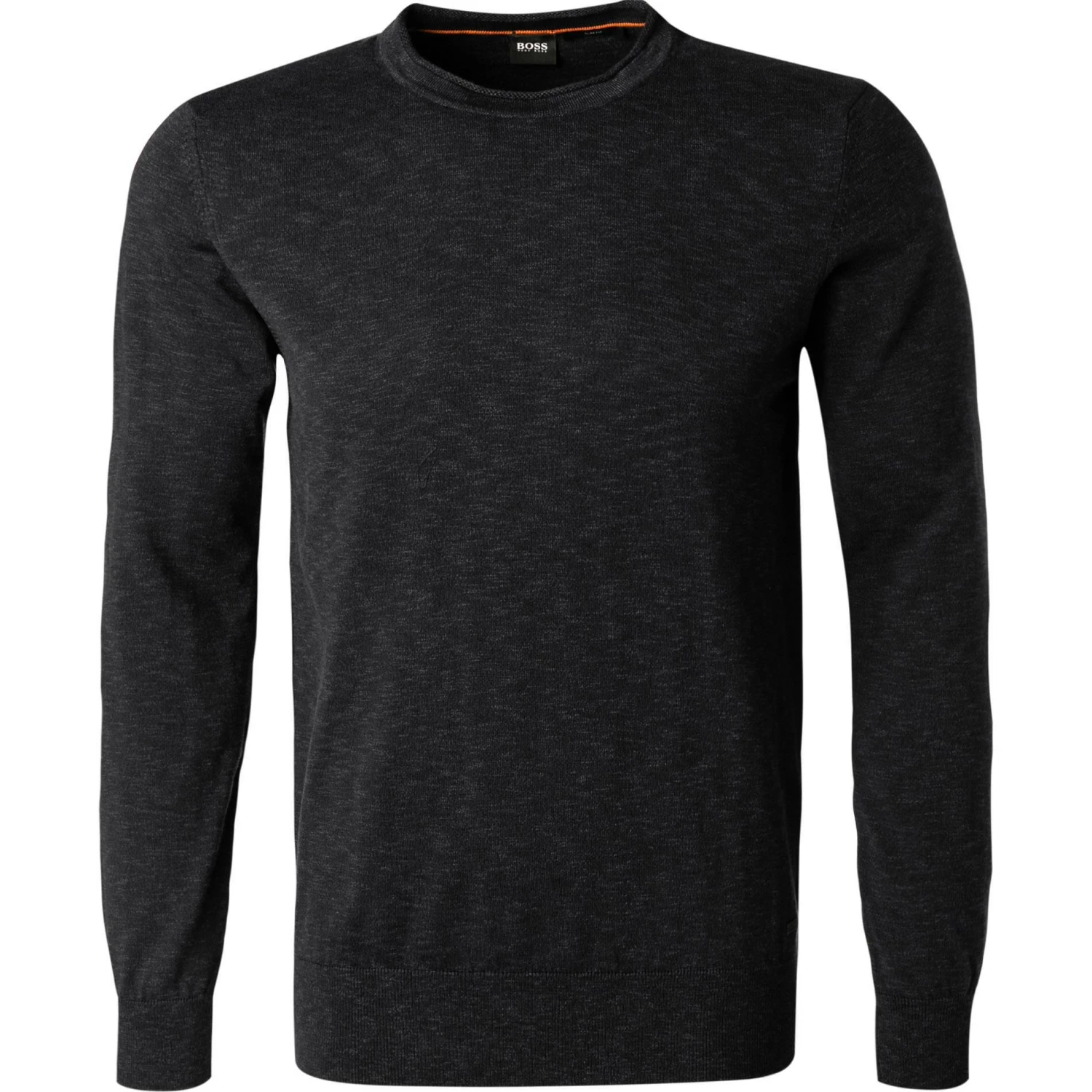 Am billigsten 👍 BOSS Pullover Kamnioda 50454925/001 Slim Fit, Baumwolle, Schwarz meliert, Schwarz 🛒 3 Am billigsten 👍 BOSS Pullover Kamnioda 50454925/001 Slim Fit, Baumwolle, Schwarz meliert, Schwarz 🛒