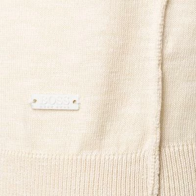 Aktion 😍 BOSS Pullover Kamnioda 50454925/131 Slim Fit, Baumwolle, Ecru meliert, Ecru 🤩 6 Aktion 😍 BOSS Pullover Kamnioda 50454925/131 Slim Fit, Baumwolle, Ecru meliert, Ecru 🤩 – Bild 4