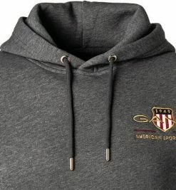 Coupon 🛒 Gant Hoodie 2047076/95 Baumwolle, Anthrazit meliert, Anthrazit 🧨 -Pullover & Strickjacken Verkäufe 373606 norm2